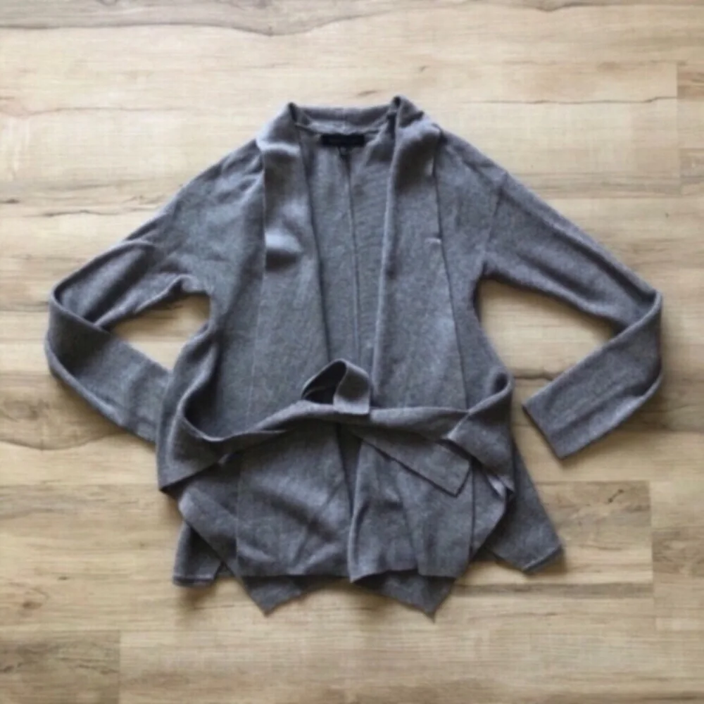 Banana Republic Women's Gray Draped Cardigan - Picture 3 of 7